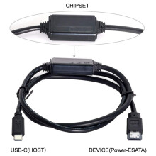 ESATA to USB C Cable USB Type C Male Host to ESATA ESATAp HDD Cable for Laptop PC