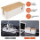 Cable Management Box with Bamboo Lid Small Cable Organizer Box for Extension Cord Power Stripe Surge Protector(White) 3