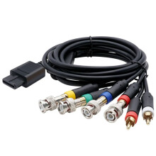 Câble RGB/RGBS pour N64 SFC SNES NGC Consoles VidéO Câble Composite avec une Forte Stabilité