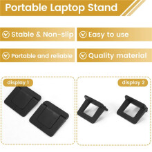 Toetsenbordverhoger, Toetsenbordstandaard voor Bureau, Laptopstandaard voor Bureau, Draagbare Laptopstandaard Compatibel voor (2 Stuks)