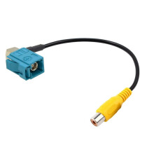 Fakra Z Female To RCA Female Video Cable Adapter Car Reversing Rear View Camera Adapter Cables for (B)
