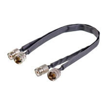 Window/Door Pass Through Flat RF Coaxial Cable PL295 UHF Male to SO239 UHF Female 50 Ohm RF Coax Pigtail Extension Cord,50cm