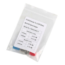 ST Till LC-Adapter, EnkelläGe 9/125Um ST/UPC Hona Till LC/UPC Hane Hybrid Optisk Fiberadapterkontakt