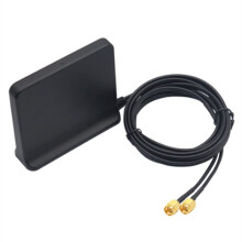 Signaalversterking 5G 4G LTE 3G GSM Mimo Antenne High Gain 12Dbi 600-6000Mhz Externe Omni WiFi-Antenne (Zwart SMA Male)