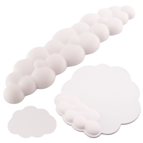 Cloud Keyboard Wrist Pad Memory Foam Hand Rest Cloud Mouse Keyboard Wrist Pad Suitable for Office Games