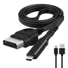 WIISTAR Cavo di Collegamento HD per , Supporto Adattatore Convertitore Compatibile da un 1080P/720P per TV/Monitor/Proiettore/PC