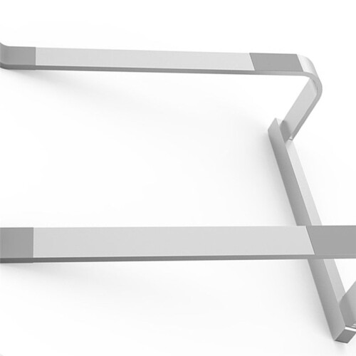 Desktop Laptop Stand Stable Stand Ergonomic Aluminum Computer Riser Laptop Cooling Stand (Silver)
