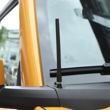 Autoradio FM Antenne 7,4 Zoll für F150 2009-2022 Bronco 2021 2022 ZubehöR (Schwarz)