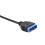 30cm USB 3.1 Tipo-E Macho una IDC20P Cable Adaptador Macho Cable de ExtensióN de 20 Pines para Placa Base de Computadora 2