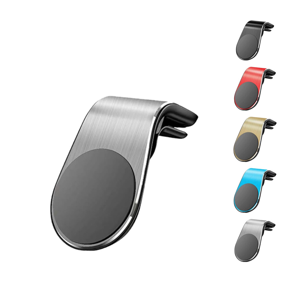 Magnetic Car Phone Mount 360 Rotatable Universal Vent Clip Holder With Strong Secure Grip Silver 9169991091273