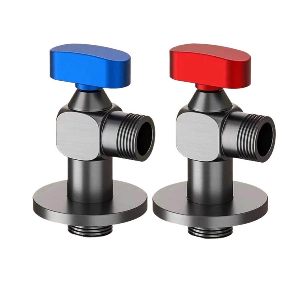 Brass Angle Valve 1/2 Inch Chrome Bathroom Faucet Valve With Precise Flow Control And Leak Prevention 9169991139692