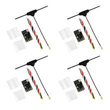 4 STÜCKE ELRS 2,4 GHz Empfänger  ExpressLRS Empfänger mit T-Typ Antenne Unterstützung Wifi Upgrade für FPV RC Langstreckendrohne
