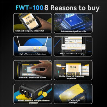 OTDR Optic Otdr Optical Reflector Active Fiber Live Tester 1550nm 20dB 80km SC Fiber Reflectometer Touch Screen
