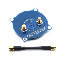 Triple Feed Patch Array Antenna 5.8G 9.4DBI Circular Polarized FPV Antenna for RC Fatshark Skyzone FPV Goggle DIY SMA