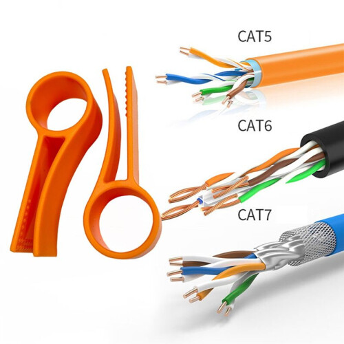 6pcs Networking Cable Engineers Wire Straightener Untwist Tool for CAT7/CAT5/CAT6 Wire Separator Tool Quickly Easily 2