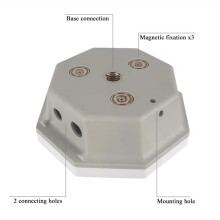 STA-55H Safety Keyhole GPS Case IP67 UV High Capacity Housing Agricultural GNSS Antenna Housing for RTK Receiver