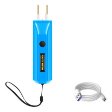 Kit de Soudage Plastique 2 en 1 avec Câble de Charge 100 W, Outil de Réparation de Fissures en Plastique à Chaud pour Pare-Chocs D'Automobile,