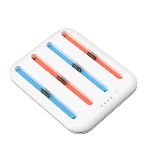For  Charging Dock for   2 LED Indicator 4-Controller Charger Station with Charging Cable White 1