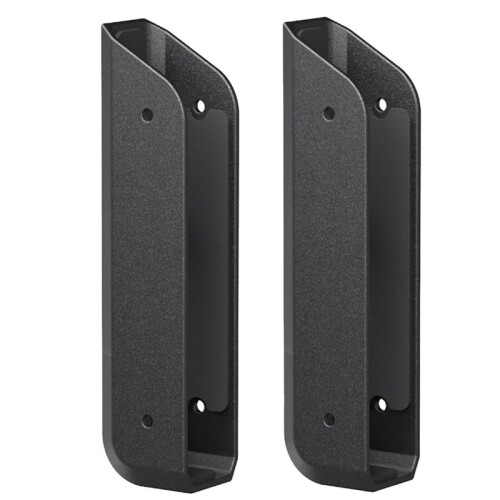 2pcs Wall & Under Desk Laptop Mount Holder,Anti-Scratch Pads,Universal for Keyboards,Tablets&More