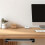 Laptop Desktop Storage Bracket Compatible with Laptop Wall Mount Suitable for Keyboard Table Storage White 7