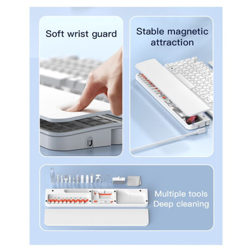22-in-1 Computer Keyboard Pad Cleaning Set, A Multi-Functional Cleaning Tool Set for Notebook Keyboard Cleaning Pads 2