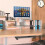 Laptop Desktop Storage Bracket Compatible with Laptop Wall Mount Suitable for Keyboard Table Storage White 6