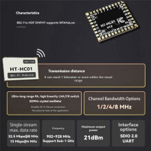 3st HC01 Wi-Fi HaLow-Modul 902-928MHZ Dual Band 32,5 Mbps Long Range High-Speed Data Transfer Trådlös Åtkomst IoT
