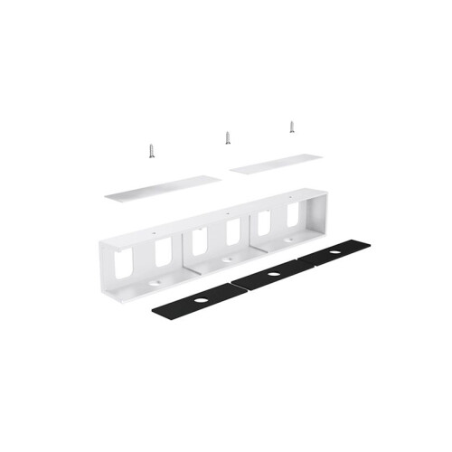 Laptop Desktop Storage Bracket Compatible with Laptop Wall Mount Suitable for Keyboard Table Storage White 1