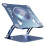 Supporto Pieghevole per Laptop e Tablet con Ventola di Raffreddamento, Supporto Termico per Laptop, Supporto per Notebook In Alluminio, Grigio 1