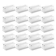 20 Pcs Rope Light Clips Mounting Clear Waterproof LED Strip Clip Brackets Adhesive Wall Mount Holder Wire Clips