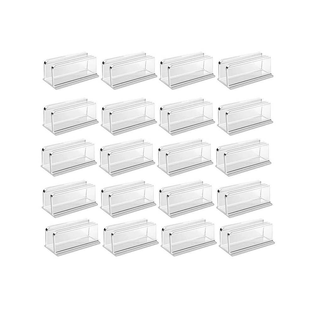 20 Pcs Rope Light Clips Mounting Clear Waterproof Led Strip Clip Brackets Adhesive Wall Mount Holder Wire Clips 4712901423647