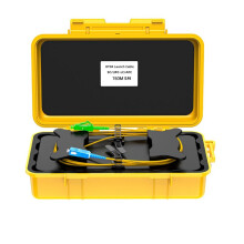 Glasfaser-OTDR-Vorlaufkabelbox, Dead Spot Eliminator, Glasfaser-Ring-OTDR-Sendekabelbox, 150 M SC/UPC-LC/APC