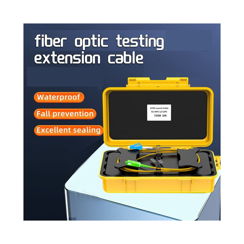 150M Fiber Optic Otdr Launch Cable Box Fiber Optic Ring Otdr Transmitting Cable Box Dead Spot Eliminator Sc/Apc-Fc/Upc 4711438067379