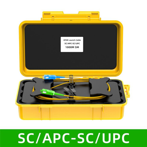 Fiber Optic OTDR Launch Cable Box Optical Fiber Test Extension Cable Dead Spot Eliminator Fiber Optic Cable Test Tool A 2