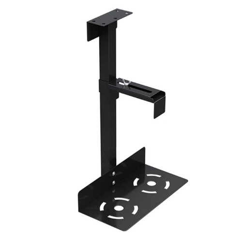 Universal Adjustable PC Case Holder Under Desk Wall Side CPU Stand Computer Mainframe Hanger Host Box Bracket Rack