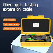 150M Fiberoptisk OTDR-Lanseringskabelbox för Dödpunktseliminator, Fiberoptisk Ring-OTDR-Sändningskabelbox SC/APC-LC/APC