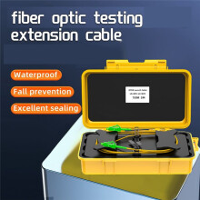 Fiber Optic OTDR Launch Cable Box Dead Spot Eliminator Fiber Optic Ring OTDR Transmitting Cable Box 150M LC/APC-LC/APC