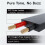 3 Pack Guitar Patch Cables, Right-Angle Flat Patch Cable Pedal Board Cable, Guitar Pedal Accessories 5