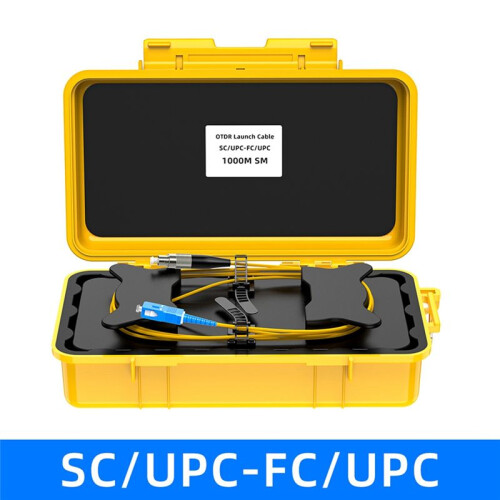 OTDR Launch Cable Box Optical Fiber Test Extension Cable Dead Spot Eliminator 1000M Fiber Optic Cable Test Tool C 2