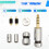 HiFi Headphone Cable 4.4 Balanced Plug 3.5 Plug 2.5 Balanced Plug Mid-Range Slider 0.78 Pin Black 2