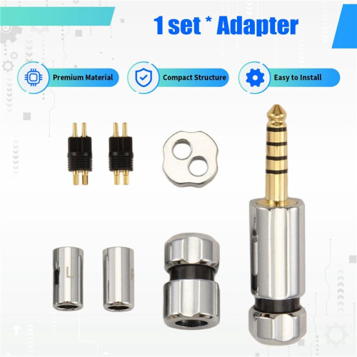 HiFi Headphone Cable 4.4 Balanced Plug 3.5 Plug 2.5 Balanced Plug Mid-Range Slider 0.78 Pin Black 1