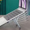 Metal  Foldable Laptop Stand Adjustable Angle Portable Notebook Holder for 10-17 Inch Laptops Ideal Silver 6