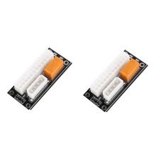 2X Dual PSU Voeding Sync Adapter Add2Psu ATX 24Pin Naar 4Pin Synchrone Connector Riser Kabel Mijnwerker Mijnbouw