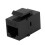 100Pcs RJ45 Connector  Jack Cat6 Extension Coupler Ethernet Network LAN Cat 6 Coupler Jacks Extend Adapter,Black 7