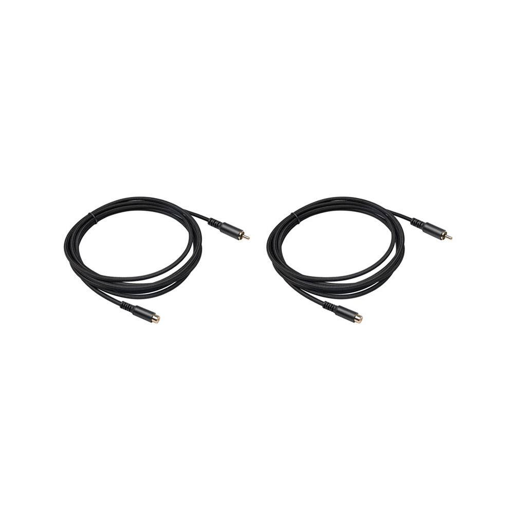 2X Rca Extension Cable Rca Audio Video Cable Rca Male To Female Cord For Speaker,Subwoofer,Camera,Hdtv,Amplifier,3Meter 6031945949141