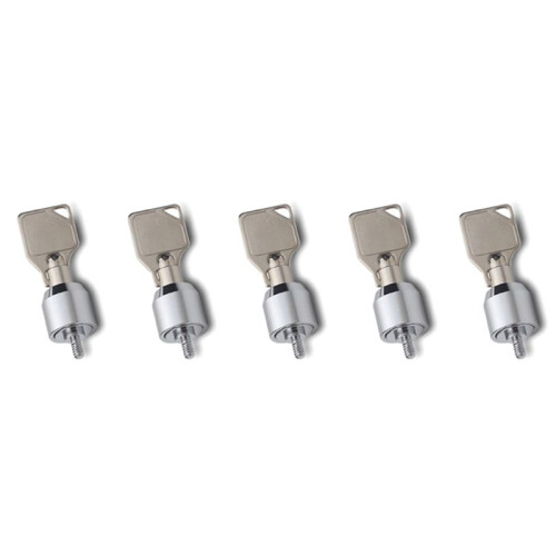 5X Desktop Computer Lock Computer Case Lock Anti-Theft Lock for Internet Cafe Office Management Lock 1