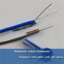 Werkzeug zum Aufdrehen Von Netzwerkkabeln, DrahtgläTter für CAT5/CAT5E/CAT6/CAT7-DräHte, Paartrennwerkzeuge, 12-Teilig