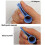 Network Cable Untwist Tool, Wire Straightener for CAT5/CAT5E/CAT6/CAT7 Wires Pair Separator Tools 12Pcs 5