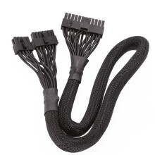 3X Câble D'Alimentation ATX 14 + 10 Broches à 24 Broches Câble de Carte MèRe D'Alimentation PC 20 + 4 Broches pour AX1500I AX1200I AX860I