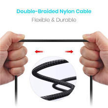 5X Surface TresséE en Nylon à Connecter au Câble de Charge USB-C PD 15V pour Surface Pro 7/6/5/4/3, Ordinateur Portable 3/2/1, Surface Go